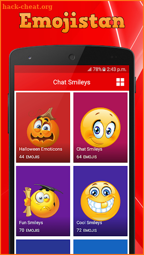 Chat Smiley Free Emoticons screenshot