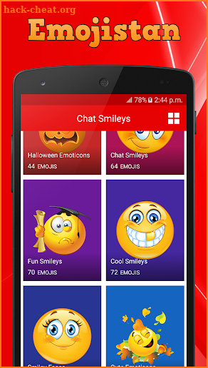 Chat Smiley Free Emoticons screenshot