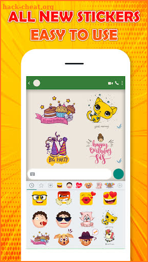 Chat Stickers Love Emoticons, Emojis, Smiley 2019 screenshot
