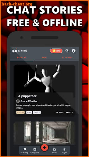 Chat Stories: Scary/Love Stories. Chat Story Maker screenshot