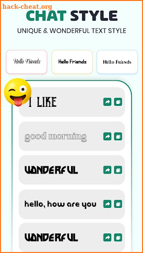 Chat Style - Fonts & Keyboard screenshot