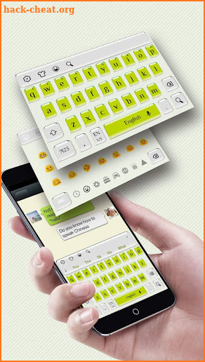 Chat Style Keyboard Theme screenshot
