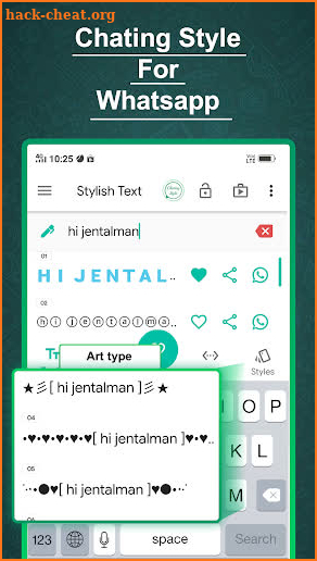 Chat Styler for Whatsapp 2020 screenshot