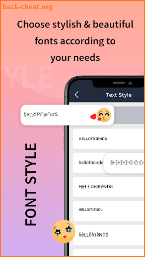 Chat Styles: Cool Font & Stylish Text for WhatsApp screenshot