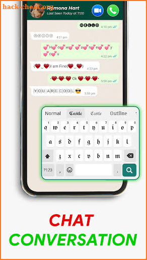 Chat Styles Fonts for WhatsApp screenshot