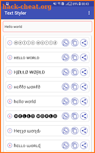 Chat Styles: Text Stylish for WHatsapp screenshot