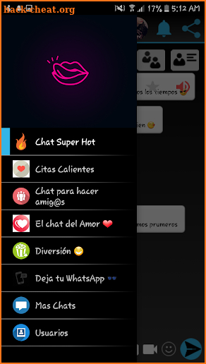Chat Super Hot Gratis screenshot