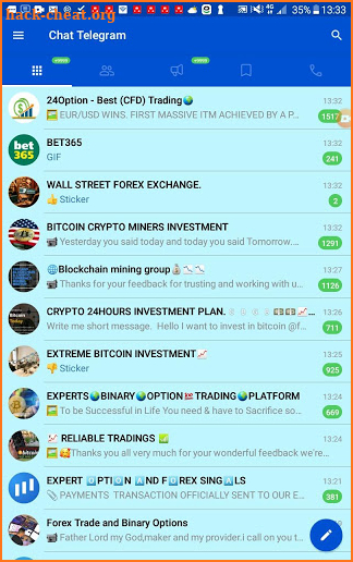 Chat Telegram screenshot