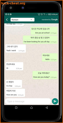 Chat Translator for WhatsApp screenshot