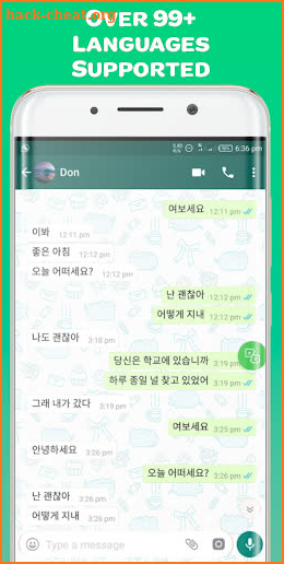 Chat Translator Pro for WhatsApp screenshot