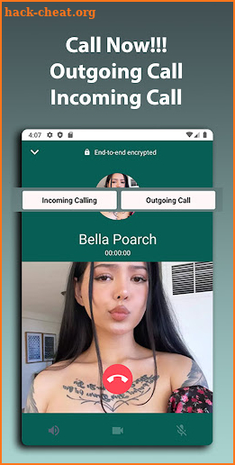 Chat with Bella Poarch - Games screenshot