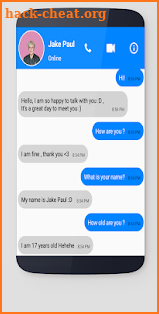Chat With Jake Paul Prank screenshot