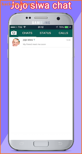 chat with jojo siwa prank Vid screenshot
