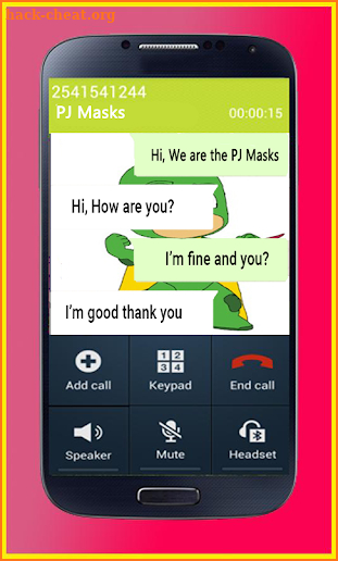 Chat WIth Masks PJ Games screenshot