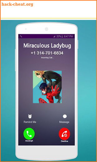 Chat With Miraculous Marinette Ladybug screenshot