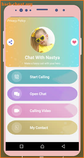 Chat With Nastya screenshot