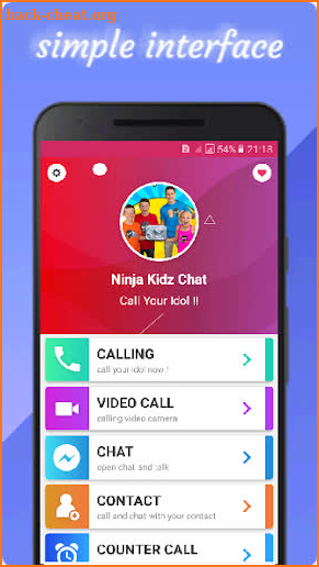 📱Chat with Ninja Kidz 📱 Fake Video Call screenshot