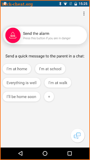 Chat with parents screenshot