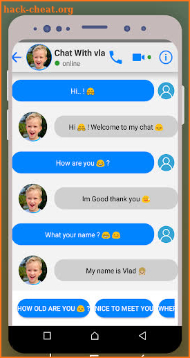 Chat With Vlad & niki screenshot