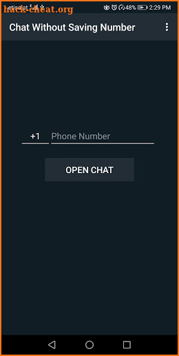 Chat Without Saving Number screenshot