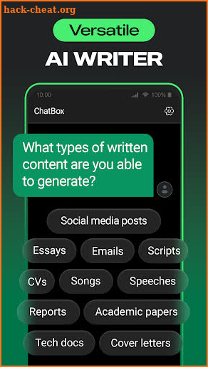 ChatBox - AI Chatbot Assistant screenshot