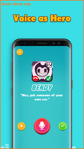 Chat/Call Bendy/ink :Super Voice Changer 2019 screenshot