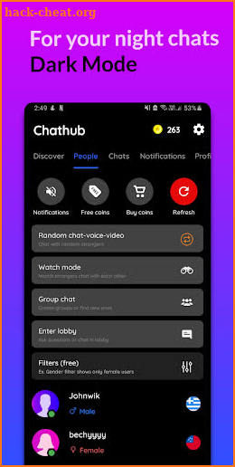 Chathub Audio Rooms Sexy Girls screenshot