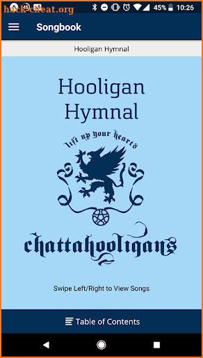 Chattahooligan Hymnal BETA screenshot
