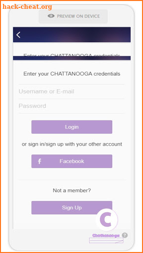 CHATTANOOGA Messenger Android FaceTime + eWALLET screenshot