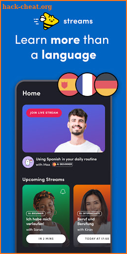 Chatterbug Streams: Learn New Languages Fluently screenshot