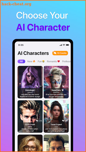 Chatty: AI Roleplay Characters screenshot