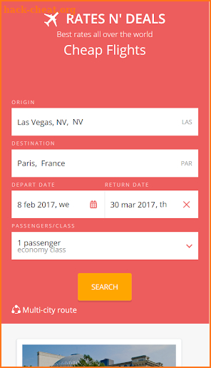 Cheap Flights - Cheap Deals screenshot