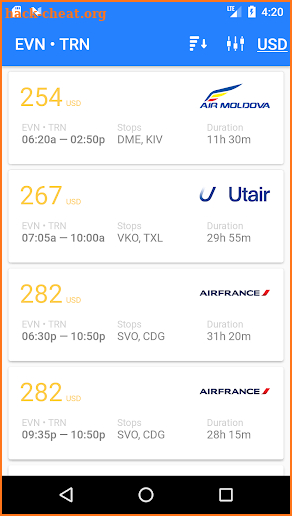 Cheap Flights Online screenshot