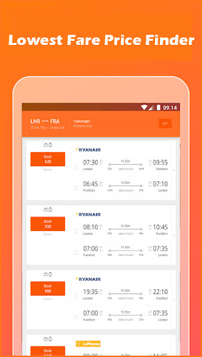 Cheap Flights Search & Airline Low Cost Tickets screenshot