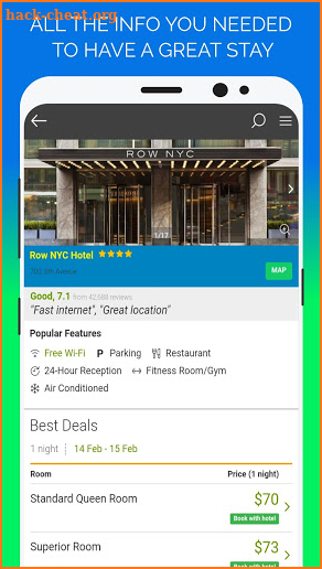 Cheap Hotel Booking App screenshot
