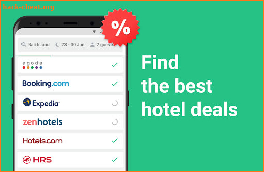 Cheap hotel deals and discounts — Hotellook screenshot