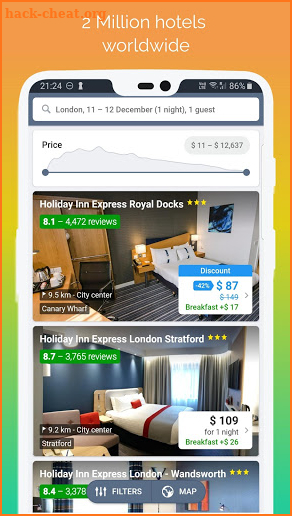 Cheap Hotels screenshot