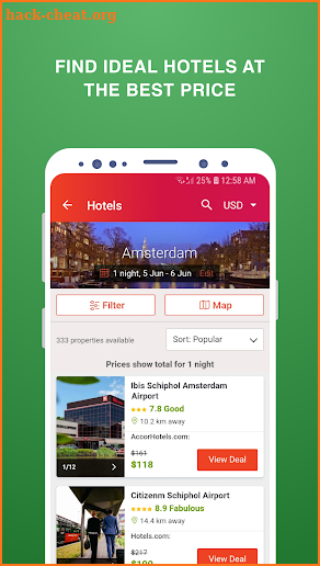 Cheap Hotels - HotelDad screenshot
