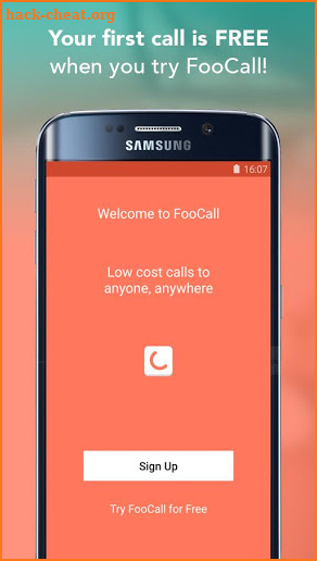 Cheap International Calls - FooCall screenshot