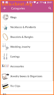 Cheap jewelry online shopping app screenshot