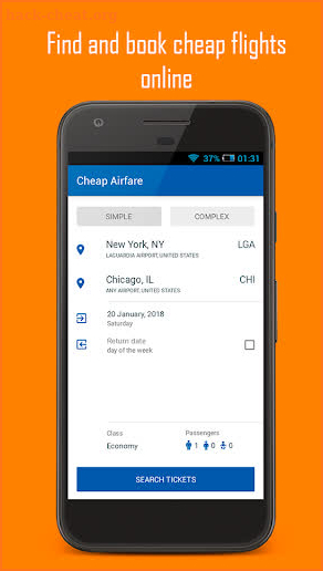 Cheap Spirit Airlines Airfare & Flights booking screenshot