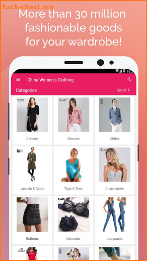 Cheap womens clothes shopping app screenshot
