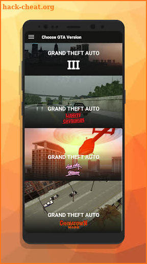 Cheats for all GTA screenshot