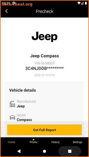 Check Car History For Jeep screenshot