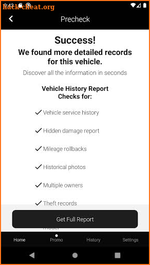 Check Car History for Lexus screenshot