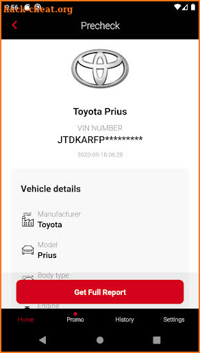 Check Car History for Toyota screenshot
