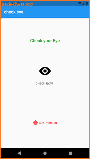 Check eye screenshot