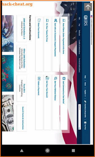 Check the status of my stimulus check screenshot