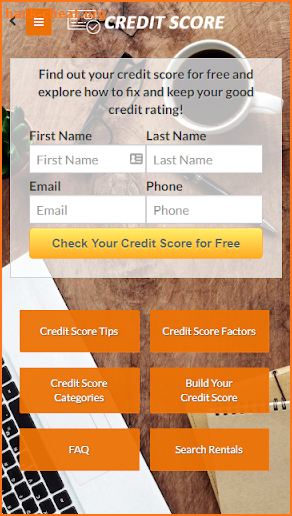 Check Your Credit Score screenshot
