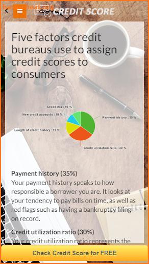 Check Your Credit Score screenshot